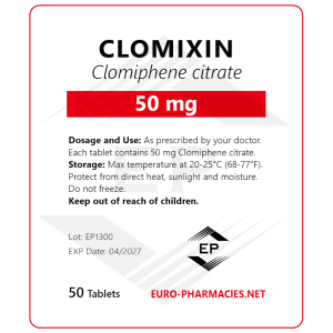 Clomixin (Clomid) - 50mg/tab - 50 tab/bag