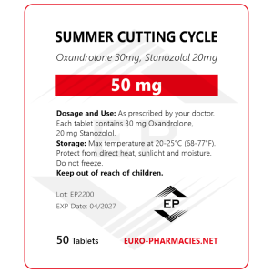 Summer Cutting cycle 50mg/tab - 50 tab/bag